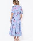 Lana Dress (Blue Pattern) - Dress - Yakira Bella