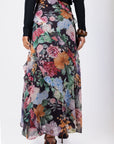 Laurel Skirt (Black Pattern) - Skirt - Yakira Bella