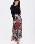 Laurel Skirt (Black Pattern) - Skirt - Yakira Bella