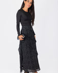 Laurel Skirt (Black Polka Dot) - Skirt - Yakira Bella