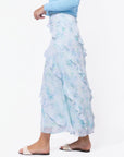 Laurel Skirt (Blue Flower) - Skirt - Yakira Bella