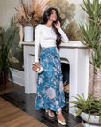 Laurel Skirt (Blue) - Skirt - Yakira Bella