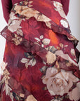 Laurel Skirt (Burgundy) - Skirt - Yakira Bella