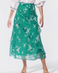 Laurel Skirt (Green Pattern) - Skirt - Yakira Bella