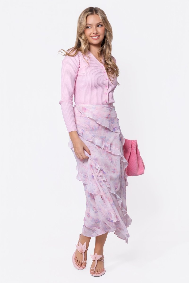 Laurel Skirt (Pink Flower) – Yakira Bella