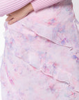 Laurel Skirt (Pink Flower) - Skirt - Yakira Bella