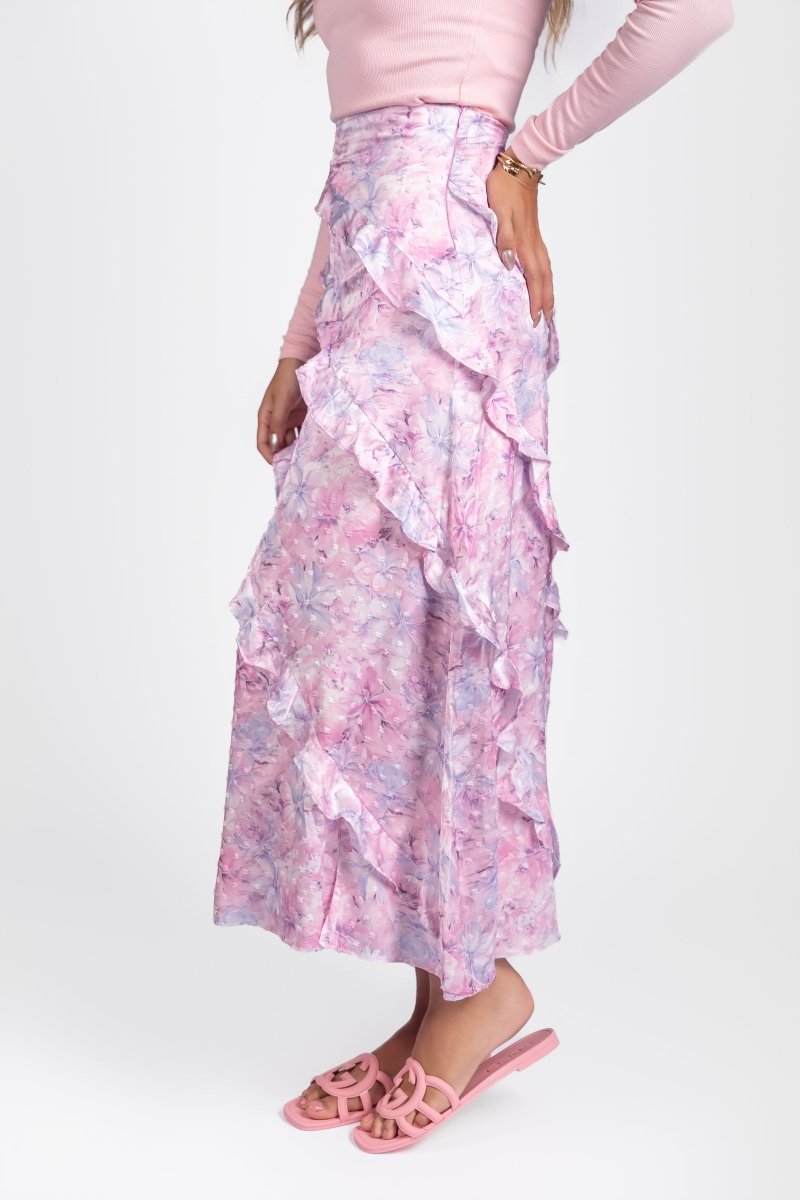 LAUREL SKIRT (PURPLE) - Skirt - Yakira Bella