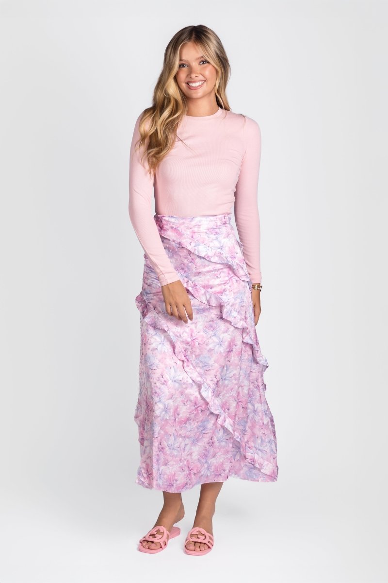 LAUREL SKIRT (PURPLE) - Skirt - Yakira Bella