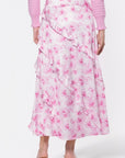 Laurel Skirt (White/Pink) - Skirt - Yakira Bella