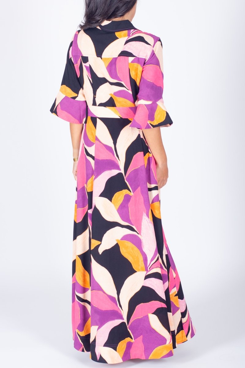 LAUREN DRESS (PINK PATTERN) - Dress - Yakira Bella