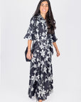 LAUREN DRESS (WHITE/BLACK) - Dress - Yakira Bella