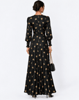 Layla Dress (Black Flower) - Dress - Yakira Bella