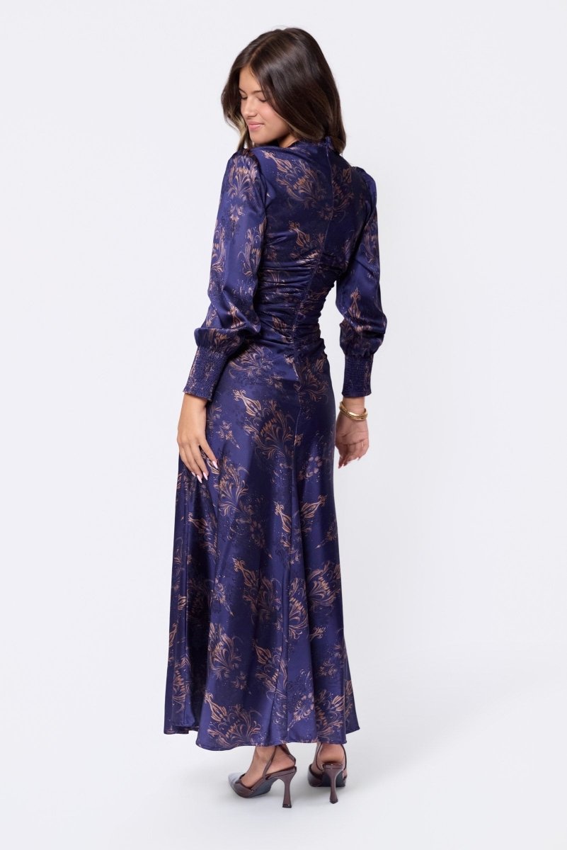 Layla Dress (Purple Khaki) - Dress - Yakira Bella