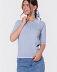 Leah Top (Light Blue) - Top - Yakira Bella