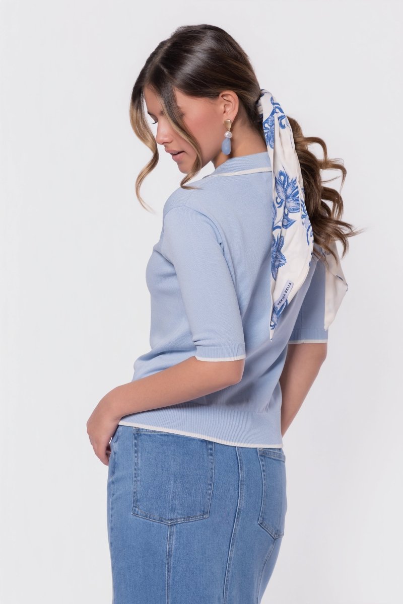 Leah Top (Light Blue) - Top - Yakira Bella
