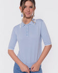 Leah Top (Light Blue) - Top - Yakira Bella