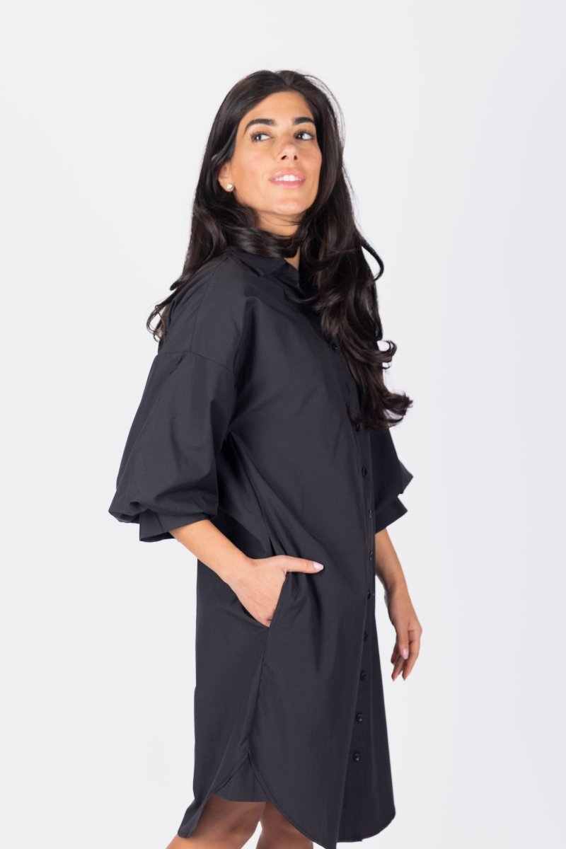 LEIA DRESS (BLACK) - Dress - Yakira Bella