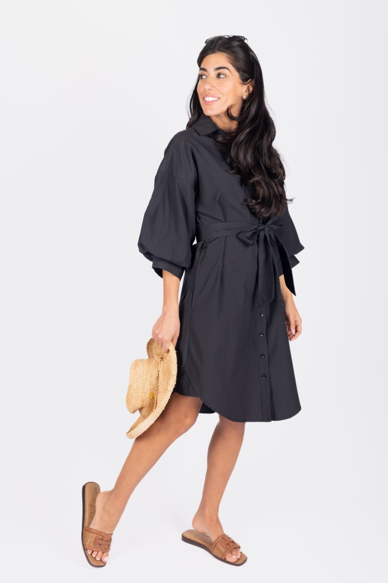 LEIA DRESS (BLACK) - Dress - Yakira Bella