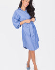 LEIA DRESS (BLUE) - Dress - Yakira Bella