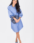 LEIA DRESS (BLUE) - Dress - Yakira Bella