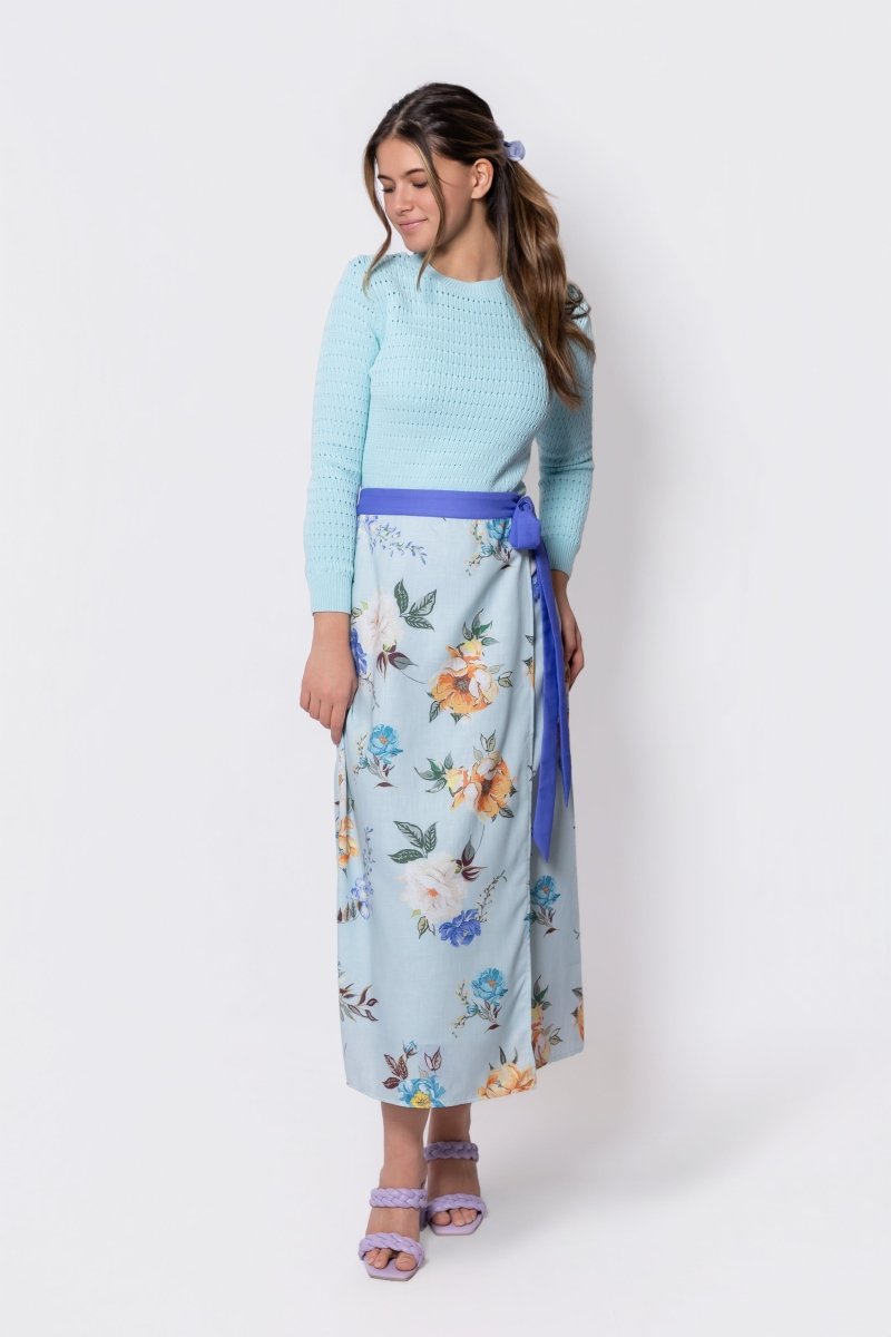 Leila Skirt (Mint Ground) - Skirt - Yakira Bella