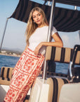Leila Skirt (White Red) - Skirt - Yakira Bella