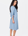 LENA DRESS 38" (CHAMBRAY) - Dress - Yakira Bella