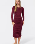 Lenny Dress (Burgundy) - Dress - Yakira Bella