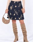 Lenora Skirt 20" (Navy) - Skirt - Yakira Bella