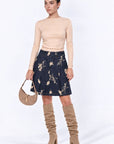 Lenora Skirt 20" (Navy) - Skirt - Yakira Bella