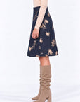 Lenora Skirt 23" (Navy) - Skirt - Yakira Bella