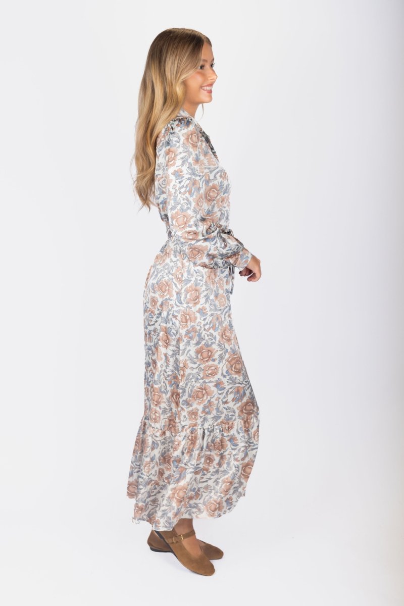 Lexi Dress 53&quot; (Beige) - Dress - Yakira Bella