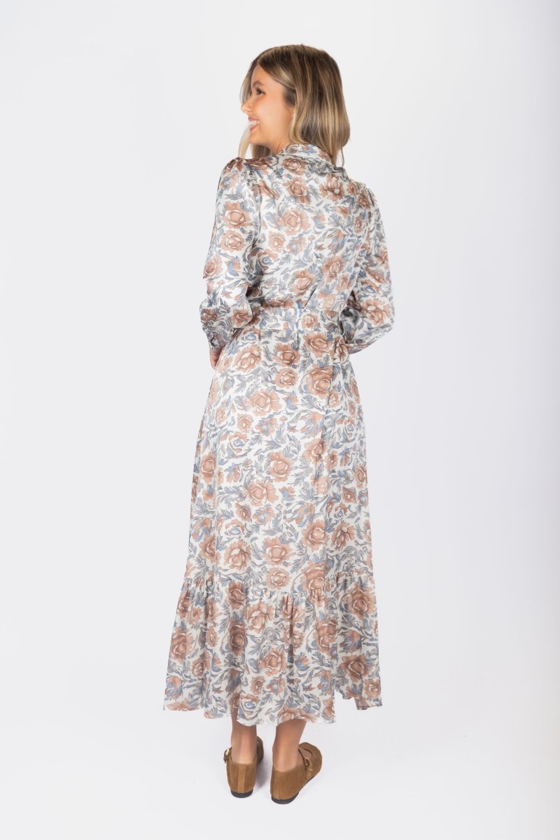 Lexi Dress 53&quot; (Beige) - Dress - Yakira Bella