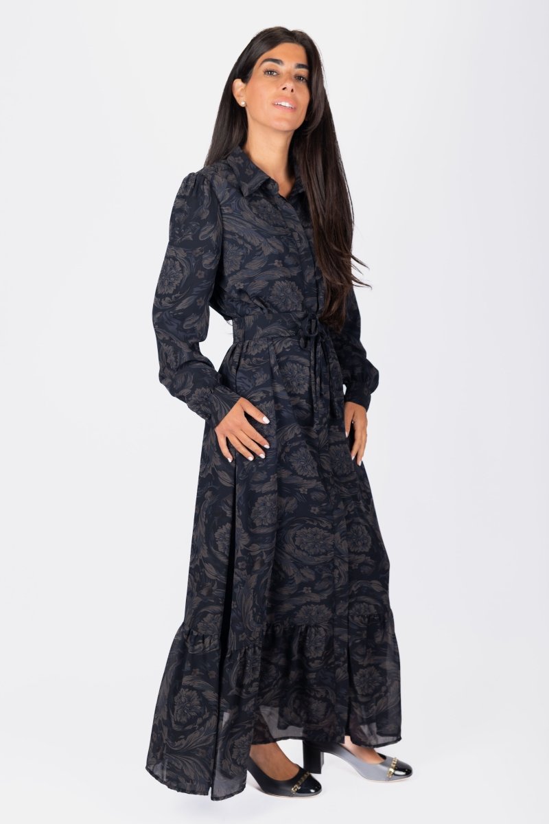 Lexi Dress (Black Ground) - Dress - Yakira Bella