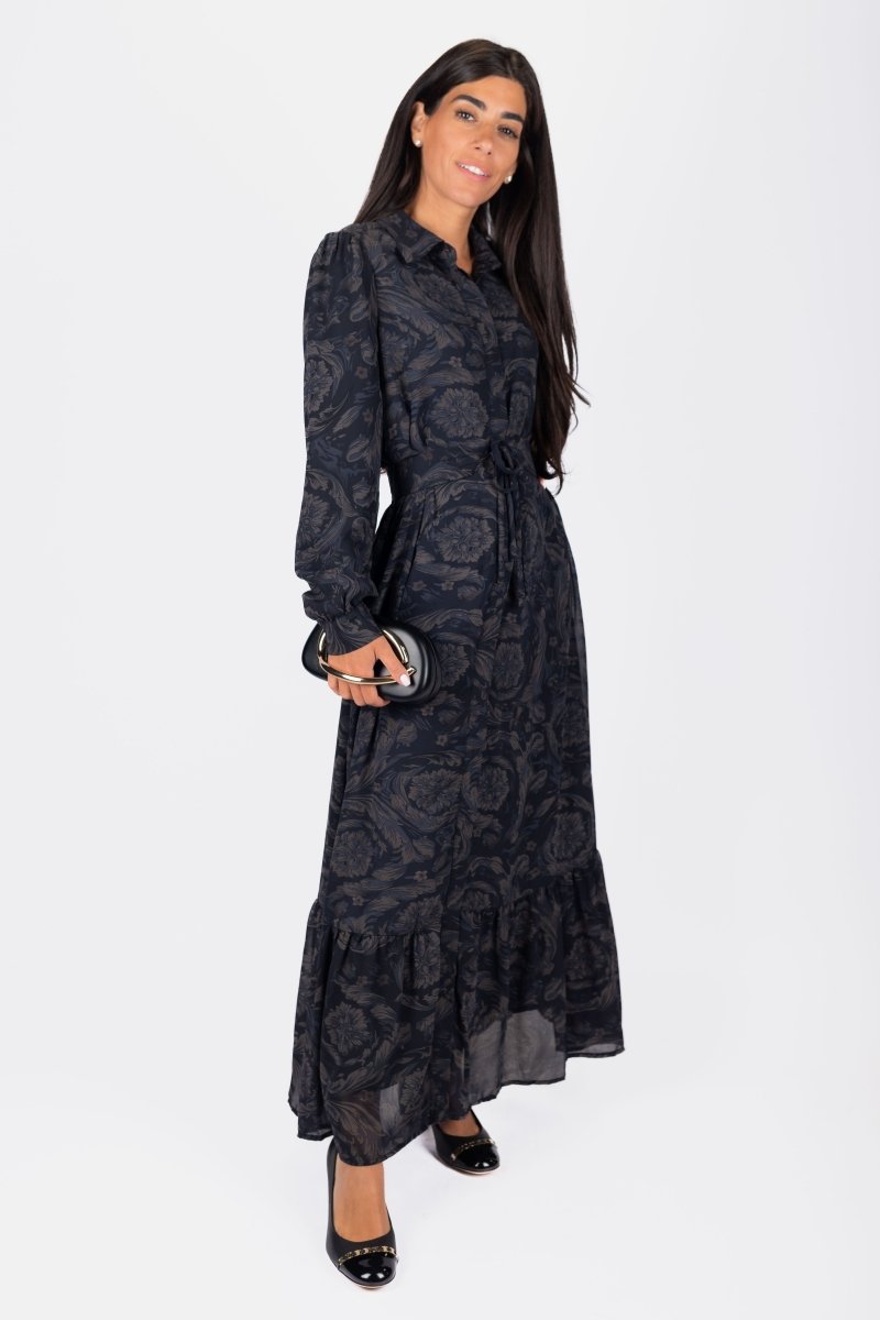 Lexi Dress (Black Ground) - Dress - Yakira Bella