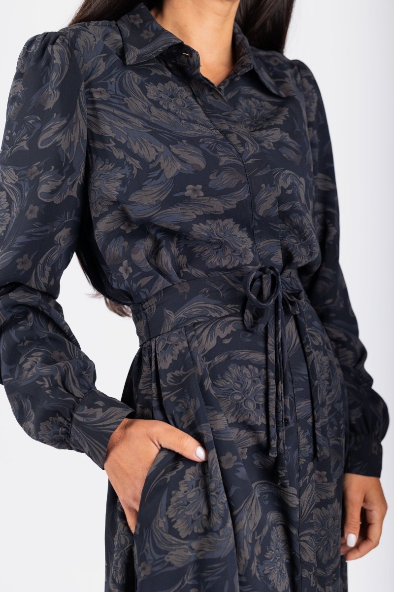 Lexi Dress (Black Ground) - Dress - Yakira Bella