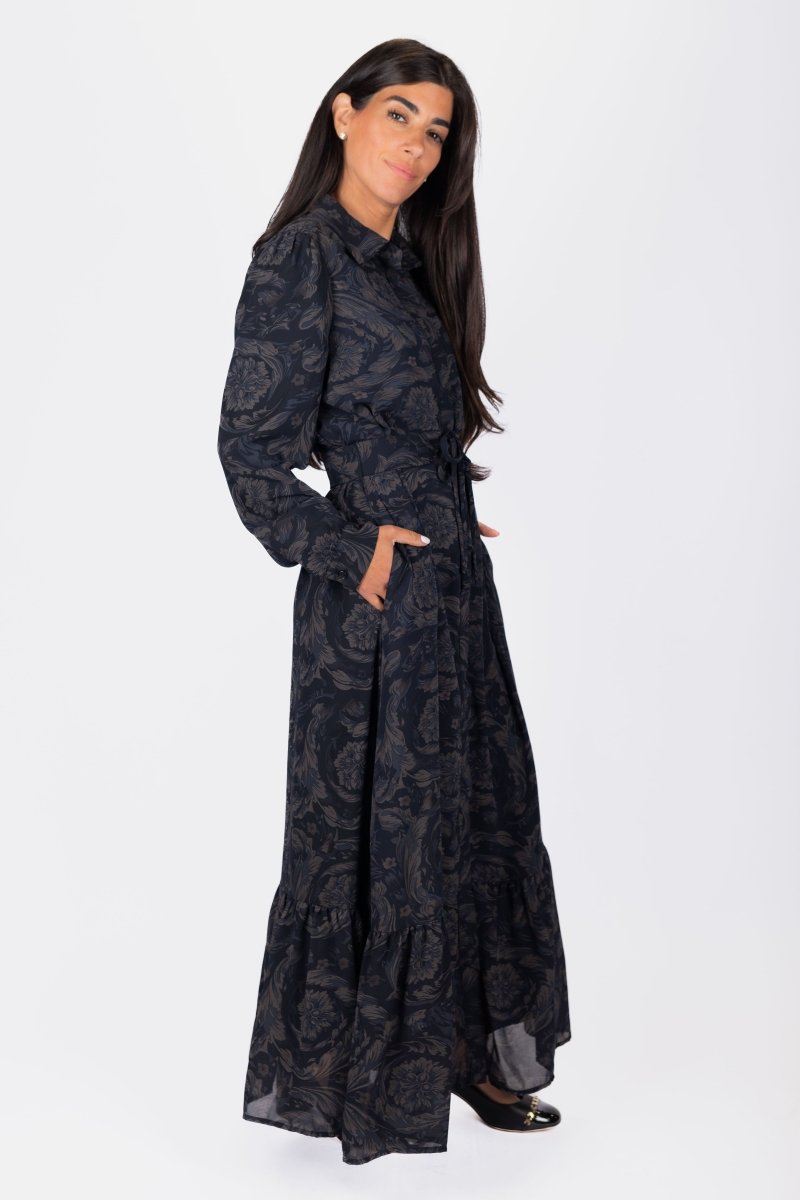 Lexi Dress (Black Ground) - Dress - Yakira Bella
