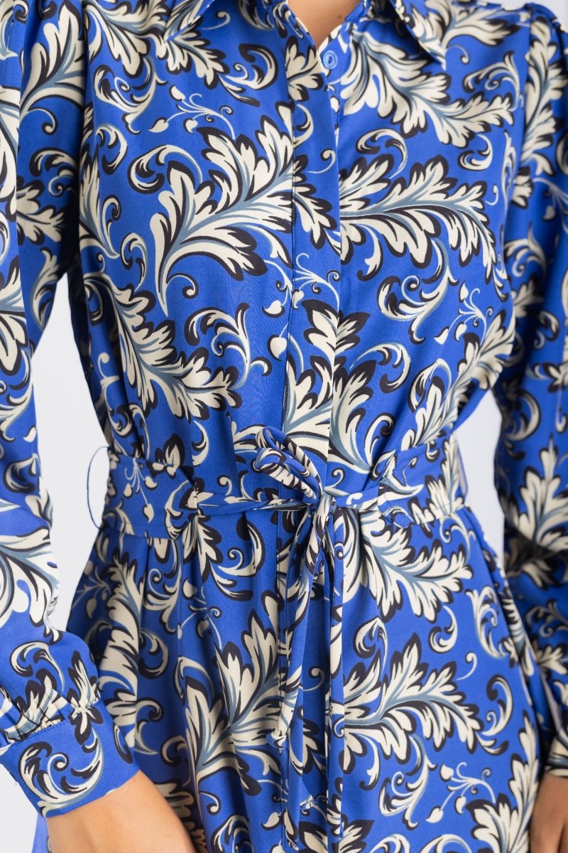 Lexi Dress (Blue/Ivory) - Dress - Yakira Bella