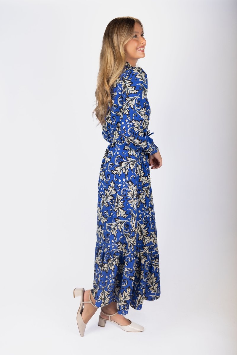 Lexi Dress (Blue/Ivory) - Dress - Yakira Bella