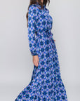 LEXI DRESS (BLUE/MULTI) - Dress - Yakira Bella