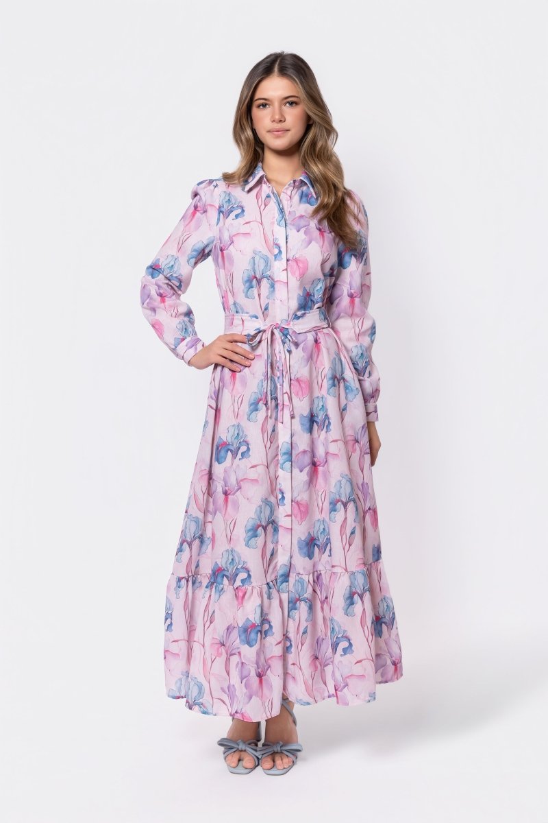 Lexi Dress (Blue/Purple) - Dress - Yakira Bella