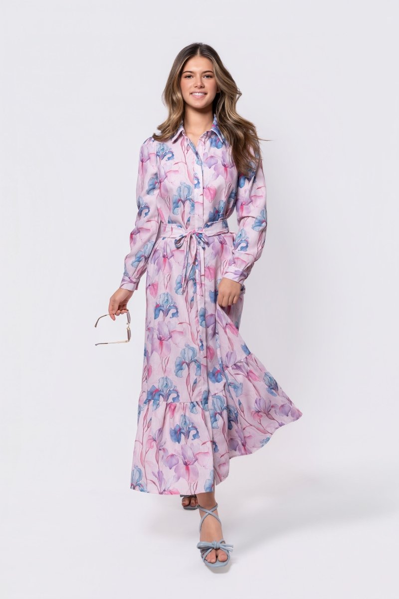 Lexi Dress (Blue/Purple) - Dress - Yakira Bella