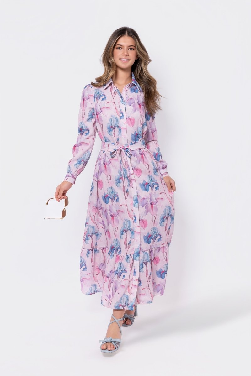 Lexi Dress (Blue/Purple) - Dress - Yakira Bella