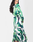 LEXI DRESS (GREEN/WHITE) - Dress - Yakira Bella