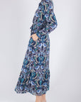 LEXI DRESS (NAVY PAISLEY) - Dress - Yakira Bella