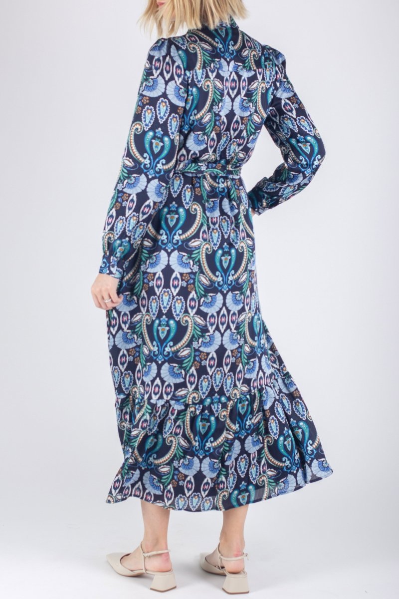 LEXI DRESS (NAVY PAISLEY) - Dress - Yakira Bella