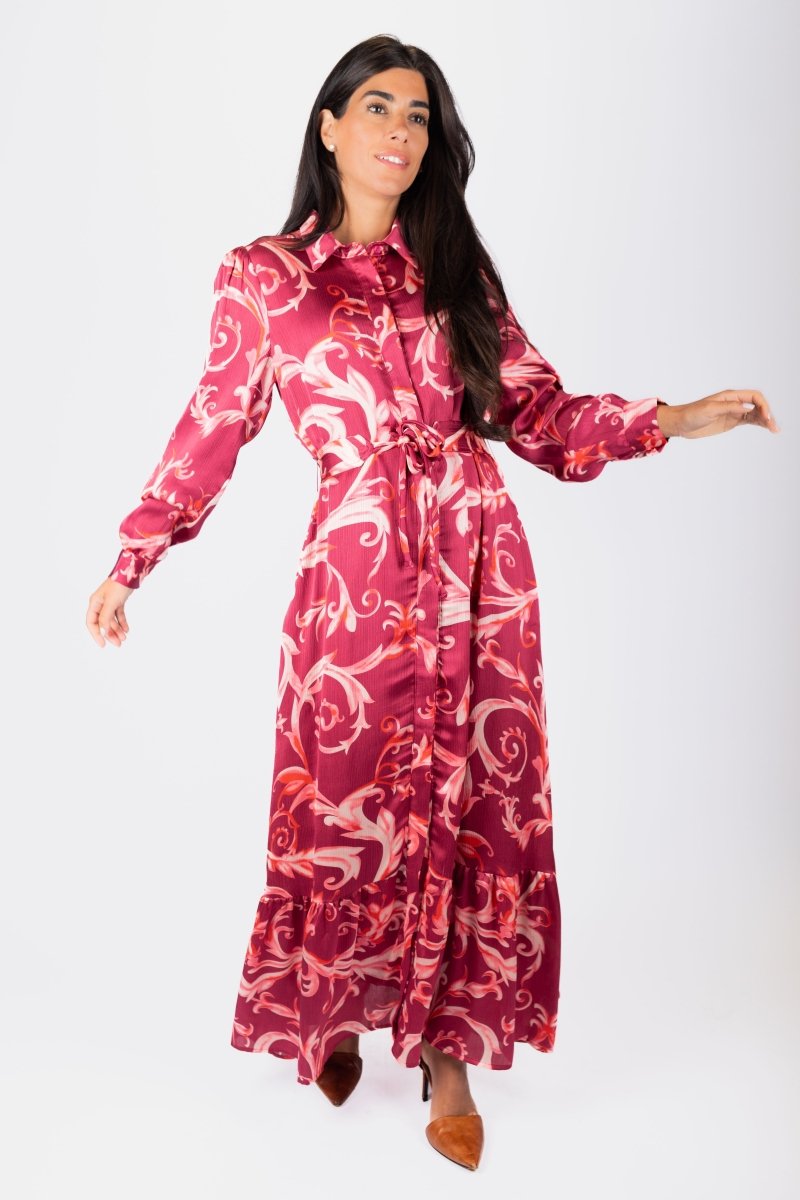 Lexi Dress (Red Ground) - Dress - Yakira Bella