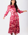 Lexi Dress (Red Ground) - Dress - Yakira Bella