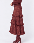 Leydis Skirt (Raspberry) - Skirt - Yakira Bella