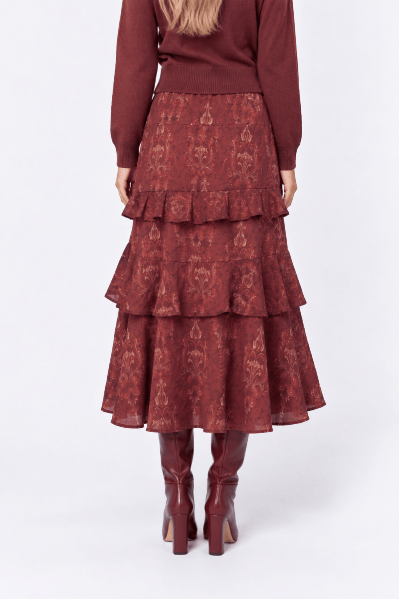 Leydis Skirt (Raspberry) - Skirt - Yakira Bella